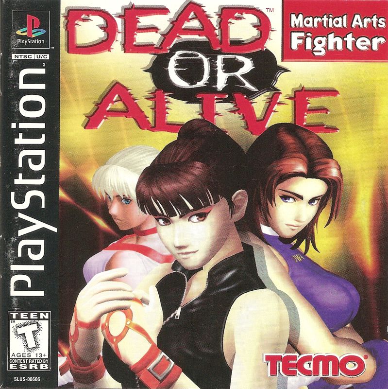 Dead or Alive box art for Playstation